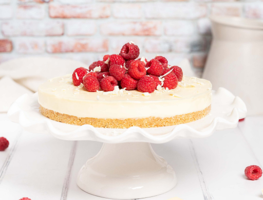 Raspberry White Chocolate Cheesecake