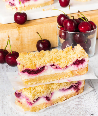 Cherry Cheesecake Bars 