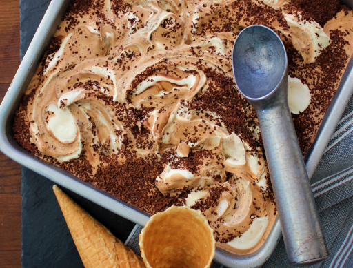 No Churn Tiramisu Ice Cream