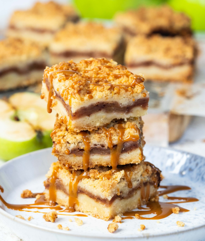 Apple Caramel Bars