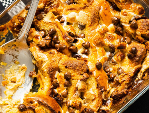 S'mores Bread and Butter Pudding Recipe