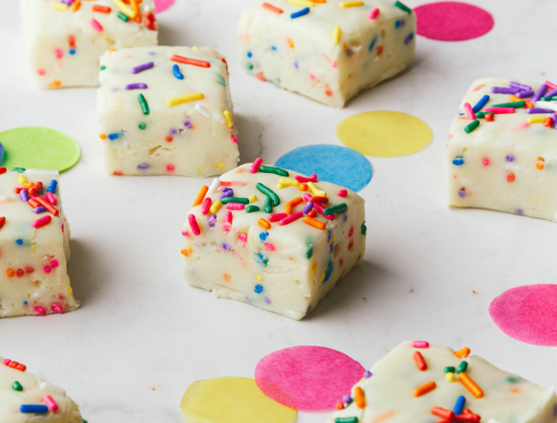 Funfetti White Chocolate Fudge