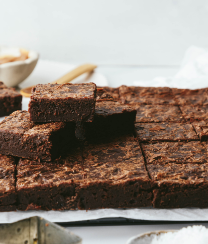 Caramel & Chocolate Chunk Brownies Recipe