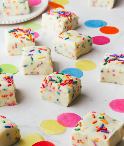 Funfetti White Chocolate Fudge