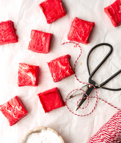 Red velvet fudge 