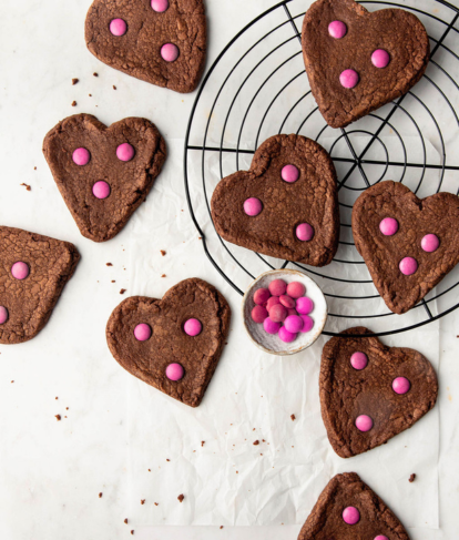 Valentine’s Double Chocolate Cookies