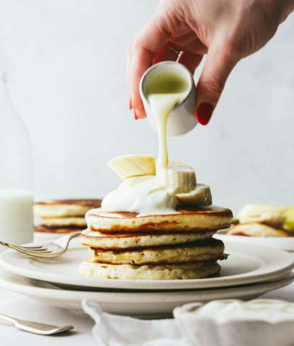 Condensed Milk Pancakes