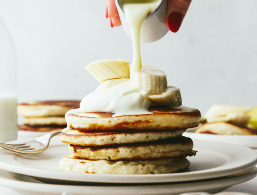 Condensed Milk Pancakes