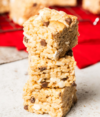 S’mores Rice Krispy Squares