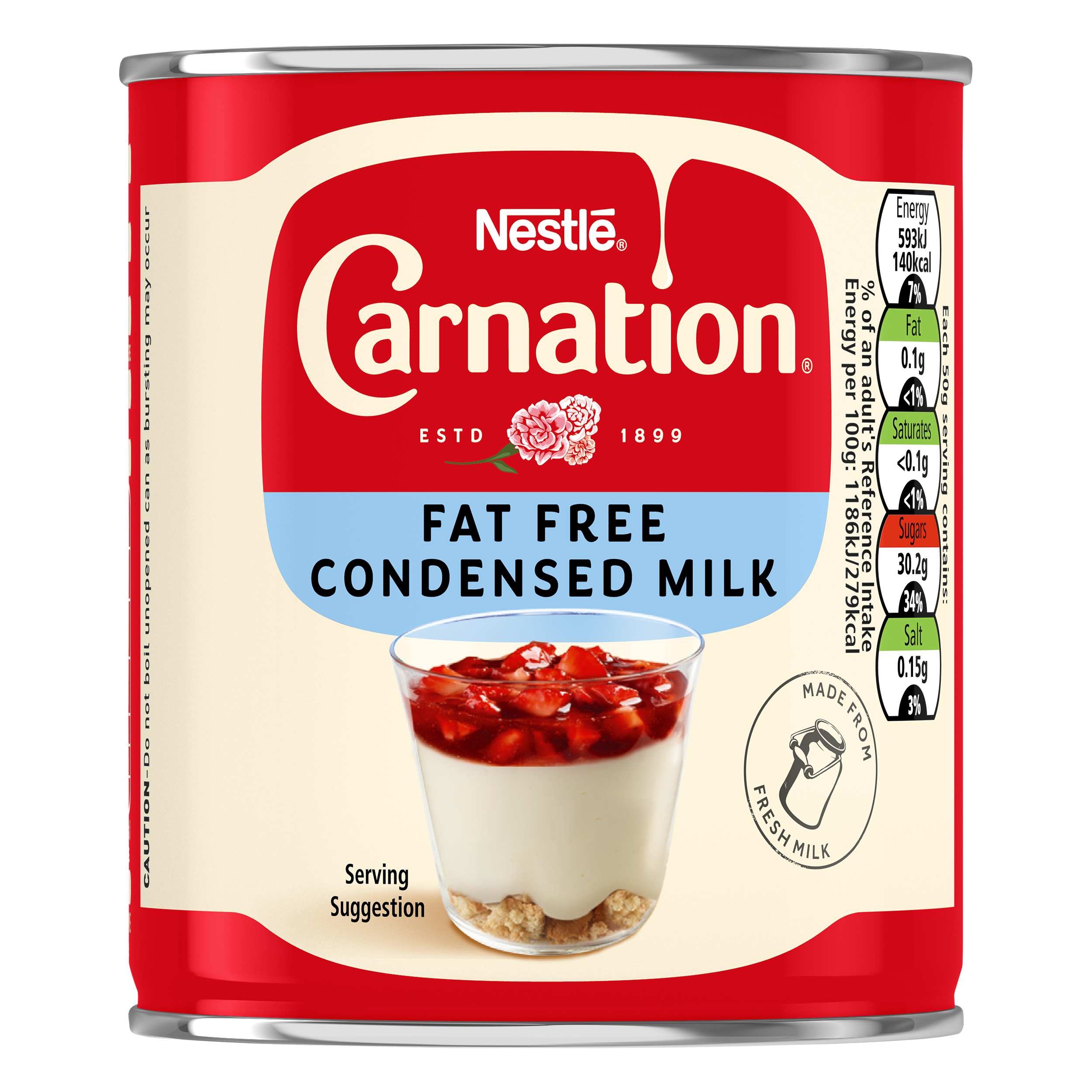 fat free condensed milk
