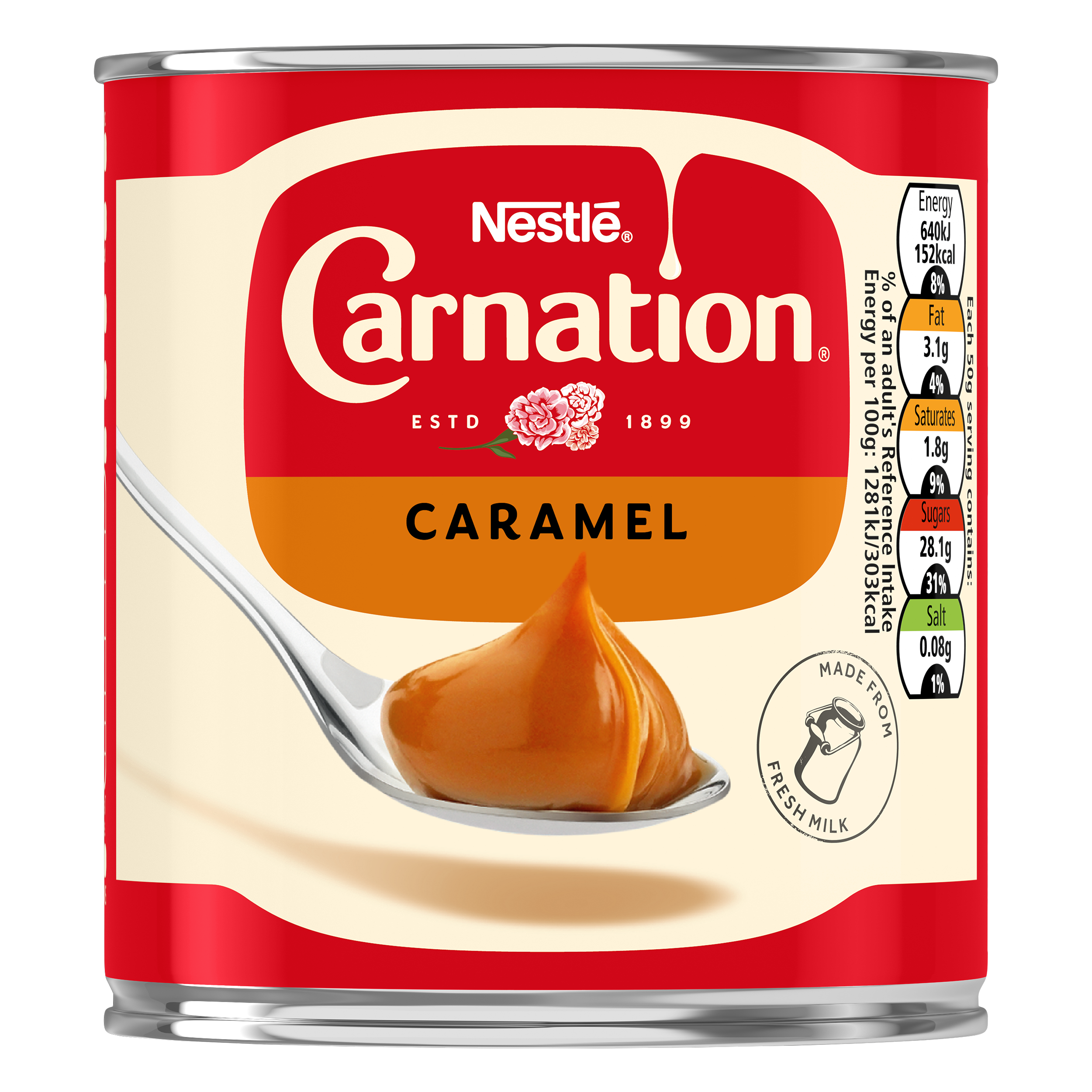 Caramel 397g tin