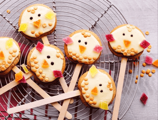 Easter Chick Lollipops