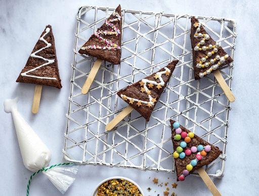 Christmas Tree Brownies