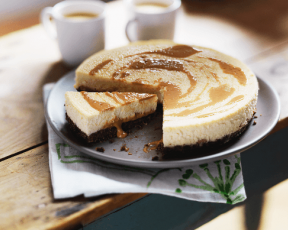 Baked Toffee Cheesecake