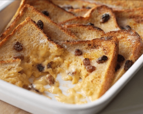 Bread and butter pudding