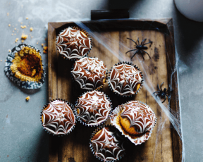 Halloween Spider Cupcakes