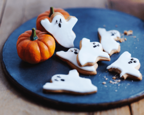 Halloween Ghost Biscuits
