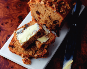 Banana Rum and Walnut Tea Cake