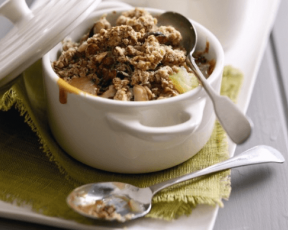 Caramel Apple Crumble