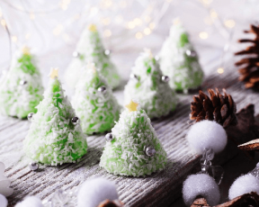 Coconut Ice Christmas Trees