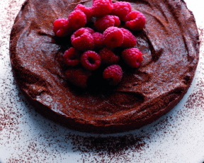 Decadent Chocolate and Raspberry Torte