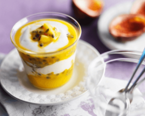 Fat Free Mango &amp; Passion Fruit Fool Recipe