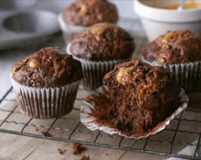 Chocolate Caramel Muffins