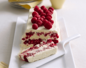 Lemon and Berry Ice Cream Layer