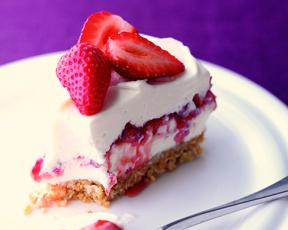 Strawberry and Coconut Cheesecake