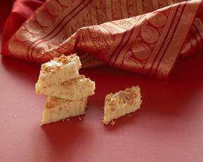 Toasted coconut burfi