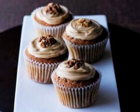 Coffee and Walnut Cupcakes