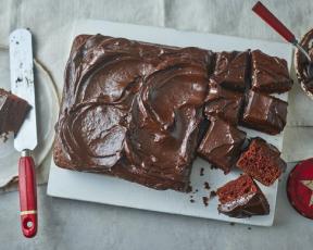 Chocolate Fudge Tray Bake