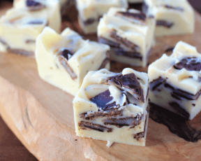 After Eight White Chocolate Fudge