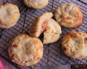Caramel Stuffed Peanut Butter Cookies