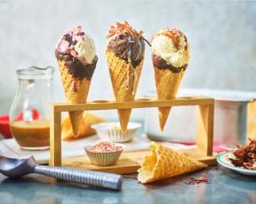 Vanilla Ice Cream - (no churn!)