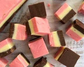Neapolitan NESQUIK Fudge