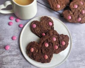 Valentine’s Double Chocolate Cookies