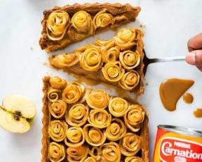 Caramel Apple Tart made with Carnation Caramel