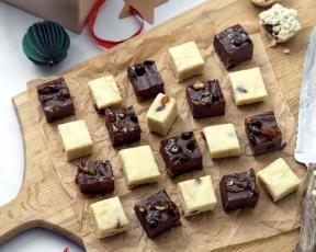Chocolate Mince Pie Fudge