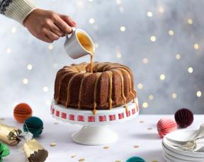 Sticky Toffee Bundt Cake with Caramel Sauce