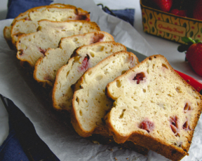 Strawberry Cheesecake Loaf image