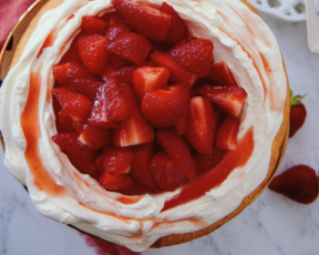 Strawberries and Cream cake