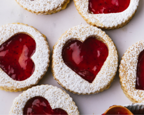 Sweethearts Strawberry Jam Biscuits