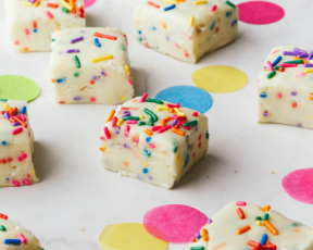 Funfetti White Chocolate Fudge