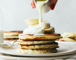 Condensed Milk Pancakes