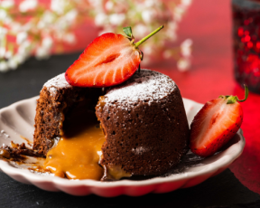 Salted Caramel Lava Cake