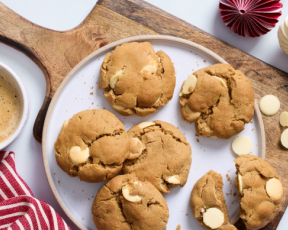 Ginger &amp; White Chocolate Cookies