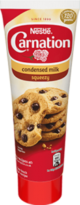 Condensed milk squeezy tube