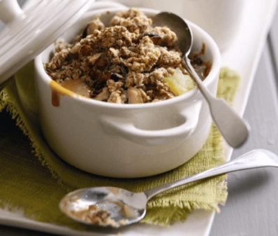 Caramel Apple Crumble