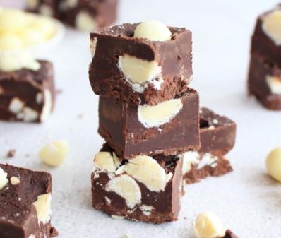 Dark Chocolate Easter Fudge